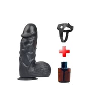 24,5 cm Belden Bağlamalı Vantuzlu Realistik Penis anl Vajinal Dildo