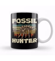 Cute & Funny Fossil Hunter Paleontology Dinosaur Kupa Bardak Porselen
