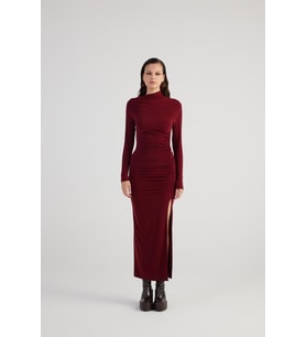 Markano Yasmin Elbise Bordo