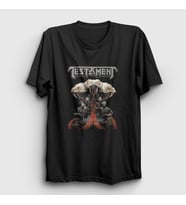 Presmono Unisex Siyah Snake Testament T-Shirt 388258tt