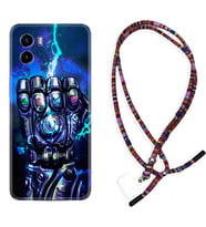 Vivo Y15S Y32 Y33S Y51 Y53S Kılıf Boyun Asklı Rasta Silikon Thunder Play 1760