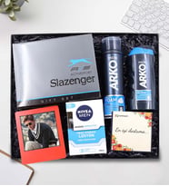 Kişiye Özel Kırmızı İnstagram Çerçeve &  Arko Men Tıraş Köpüğü & Arko Men Tıraş Kolonyası & Nıvea Tıraş Sonrası Losyon & Slazenger Active Sport Deodorant+Parfüm Seti Hediye Seti
