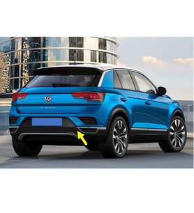 VW T-Roc 2018-2022 Arka Tampon Çeki Çekme Demiri Kapağı 2GA807441