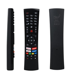 Ayt Küçük Kalıp Vestel Uyumlu 4391P Black Fplay Netflix Youtube Play Tuşlu Lcd Led TV Kumanda