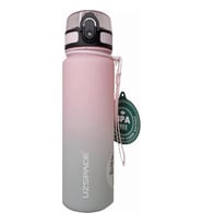UZSPACE 3053-6 TRITAN SOFT TOUCH MATARA PİPETSİZ 800 ML GRADIENT RENK PINK - GREY