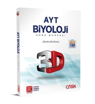 AYT 3D Biyoloji Tamamı Video Çözümlü Soru Bankası 3D Yayınları