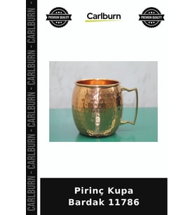 Özel Üretim Mutfak Sunum Pirinç Kupa Bardak 11786