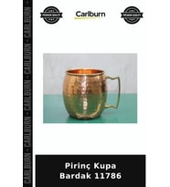 Özel Üretim Mutfak Sunum Pirinç Kupa Bardak 11786