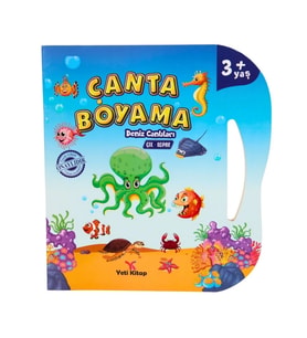 Çanta Kitap Boyama Kitabı Deniz Canlıları