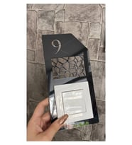 10 ADET Parlak Daire Kapı Numarası Zil Priz Çerçevesi