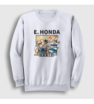 Presmono Unisex Beyaz Honda Oyun Street Fighter Sweatshirt 403961tt
