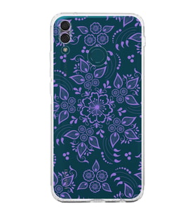 Huawei Y9 2019  Kamera korumalı Kapak Nostalji Desen Tasarımlı  Şeffaf Kılıf