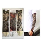 3 Çift 6 Adet Giyilebilir Dövme Sleeves Tattoo Çorabı SLEEVES