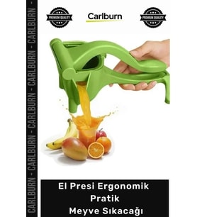 Özel Üretim Portakal Nar Elma Kivi Manuel Sıkma Aparatı El Presi Ergonomik Pratik Meyve Sıkacağı