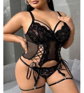 BeBrave CROPLU BIG SIZE JARTİYER (2'Lİ TAKIM)
