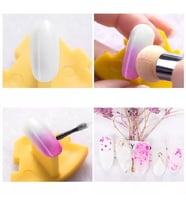 OMBRE FIRÇA NAIL ART SÜNGER BOYAMA 4 ADET SÜNGER HEDİYELİ