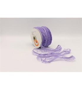 Fırfırlı Lastikler 18 mm Genişlik - 25 mt Lila