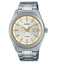 Casio MTP-B180D-7AVDF Çelik Kordon Çelik Kasa 5 ATM Suya Dayanıklı Metalik Renk Erkek Kol Saati