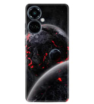 Camon 19 Pro Kılıf Resimli Desenli Silikon Platinium Series Dark World 1867