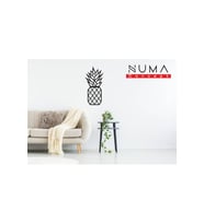 Numa Concept Ananas Mdf Tablo Ananas Lazer Kesim Duvar Dekoru (Siyah)