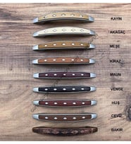 Plastik Ahşap Desenli Kulp LB 96mm (2 Adet) Akağaç (Renksiz)