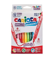 Carioca Birello Yıkanabilir Çift Taraflı Keçeli Kalem 12'Li 41457