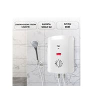 KİNG K 7008 Ekvator Ani Su Isıtıcı Şofben 4 Yıl Garantili