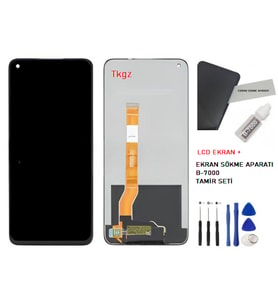 Tkgz - Oppo Realme 9 PRO Uyumlu Lcd Ekran Dokunmatik -A- Kalite + B-7000 + TAMİR SETİ