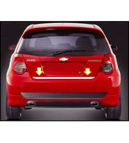 Chevrolet Aveo HB Krom Bagaj Alt Çıtası P.Çelik 2005-2011 ARASI