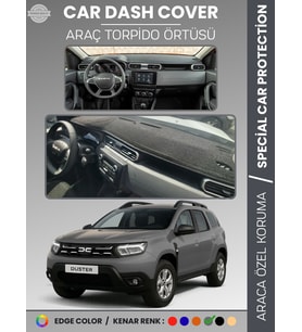 DACIA DUSTER (2023+) Torpido Örtüsü Ön Göğüs Koruma Torpido Koruma Çatlamayı Engeller Tam Uyum