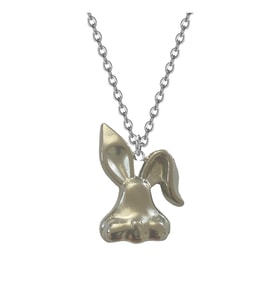 Bugs Bunny Tavşan Gümüş Kaplama Kolye