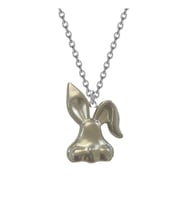 Bugs Bunny Tavşan Gümüş Kaplama Kolye