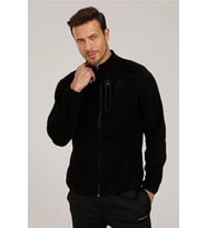 LUMBERJACK NORDIC CASUAL POLAR FERMUARLI MONT (Siyah)