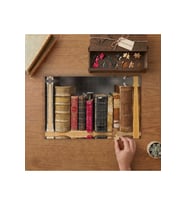Dizili Eski Ktaplar Tasarımı 240 parça Ahşap Puzzle Ahşap Kutuda MP06443