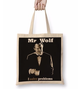 Mr Wolf I Solve Problems Bez Çanta Uzun Saplı