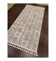 HALIMARKA HALIMARKA K-SMR SM007A GRİ İSKANDİNAV HALI YOLLUK 97X200 CM