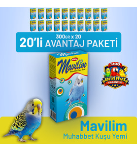 Mavilim Muhabbet Kuşu Yemi - 20 Adet