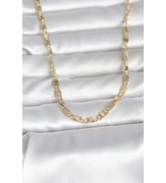 CM 14K Gold Renk Lazer Model 45 cm Kadın Kolye