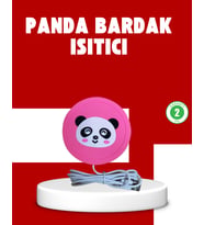 USB Kablolu Silikon Bardak Isıtıcısı Sevimli Hayvan Figürlü 50–60° Sıcak Tutma