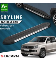 S-Dizayn VW Amarok Skyline Krom Yan Basamak 203 Cm 2010-2023 A+ Kalite