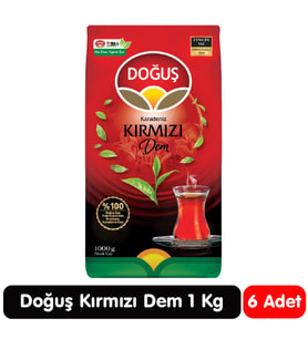 Doğuş Kırmızı Dem Çay 1 Kg 6 Paket