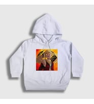 Presmono Unisex Çocuk Beyaz Mary Anime kakegurui Kapüşonlu Sweatshirt 240018tt