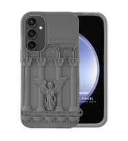 Microsonic Samsung Galaxy S23 FE Kılıf Praying Angel Gri (Gri)