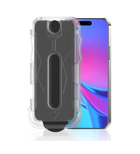 Apple iPhone 11 Pro Max Zore Kolay Uygulama Aparatlı 5D Magic Privacy Glass Hayalet Cam Ekran Koruyucu (Siyah)