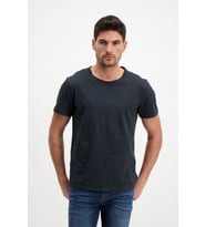Antrasit Erkek Yıkamalı Basic T-shirt