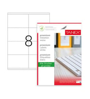 Tanex Etiket Tw 105X72Mm Yapışkanlı Tw-2408