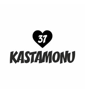 Kalpli 37 Kastamonu Araba Sticker siyah 20x15 CM (Siyah)