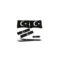 AYYILDIZ SİYAH BOYUN YASTIK EMNİYET KEMER PEDİ KONFOR SETİ HEDİYELİK