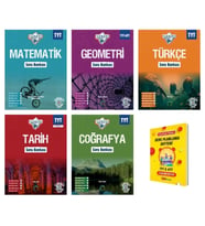 TYT IceBerg Matematik Geometri Türkçe Tarih ve Coğrafya Soru Bankası 5li Set
