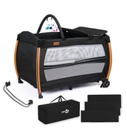 Comfymax Power Park Yatak Oyun Parkı 70x110 - Cosmos Black (Çok Renkli)